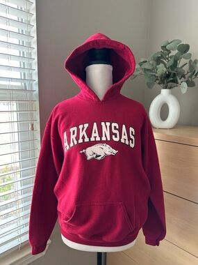 Fanatics red fleece pullover hoodie